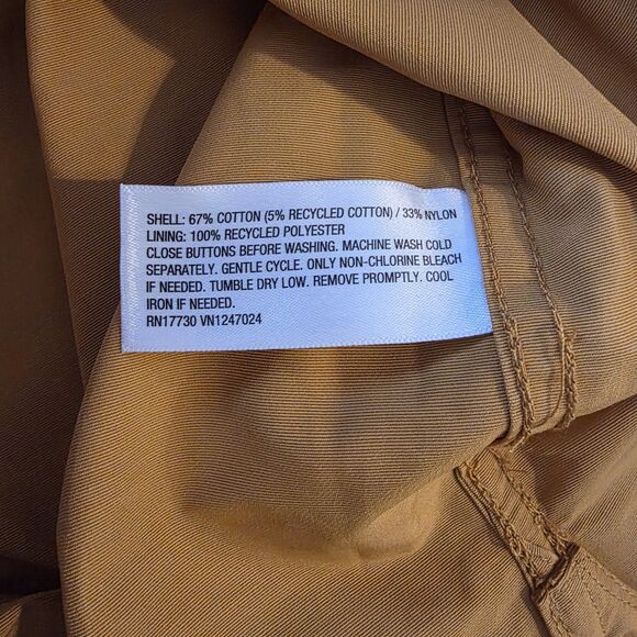 NEW Woolrich Gold / Mustard Vented Long Sleeve Fishing Shirt Outdoor Mens XXL - Picture 8 of 9